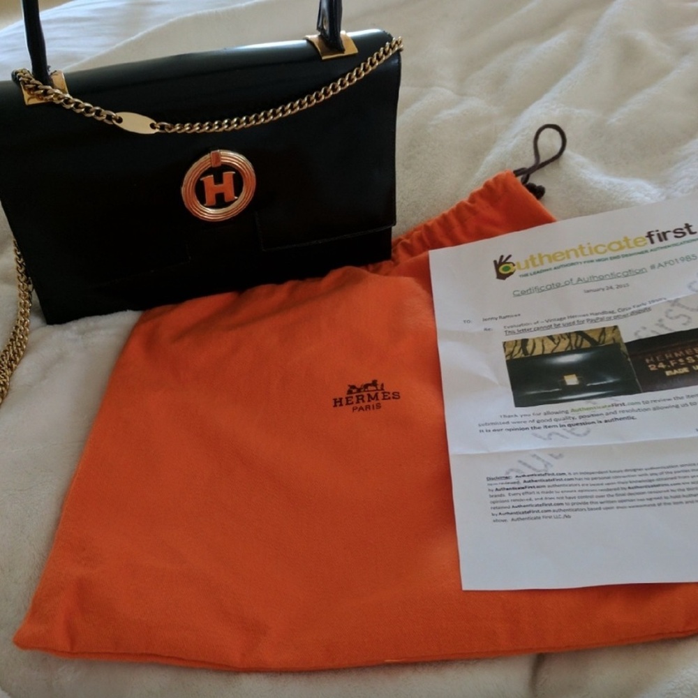 Authentic  Hermes vintage Circa Early 1950 - Picture 11 of 12